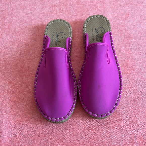 ⭐️Sea Star Beachwear Hot Pink Harbourside Mule sz. 7⭐️ - Picture 3 of 7